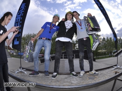 street Pro kategória helyezettjei