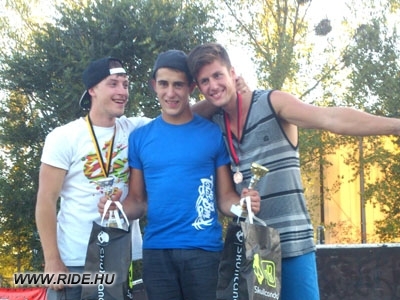 dirt kategória helyezettjei