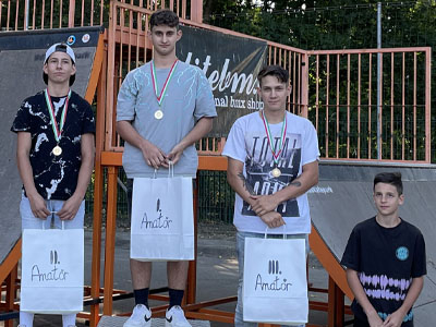 Amatőr kategória helyezettjei