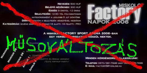 Factory napok