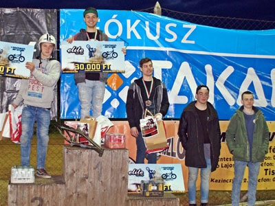 Profi kategória helyezettjei