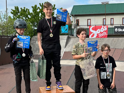U13 kategória helyezettjei