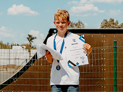 U11 fiú kategória helyezettjei