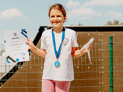 U15 lány kategória helyezettjei
