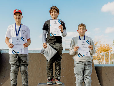 U15 fiú kategória helyezettjei