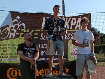 Amatőr kategória helyezettjei