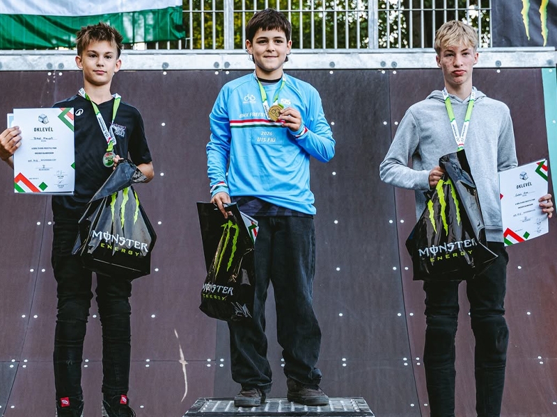 U15 fiú kategória helyezettjei