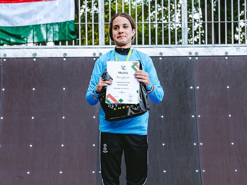 U15 lány kategória helyezettjei